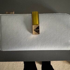 NWT Kate Spade Deco White Colorblock Slim Wallet
